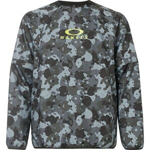 Oakley Camo Convertible Windbreaker Jacket XL Zip Off Sleeves Mesh Pockets